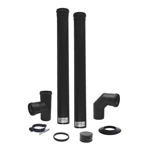Kit Scarico Fumi Pellet Da 80 1,2 Mm L2000 Diam. 80 – L. 2000 Mm